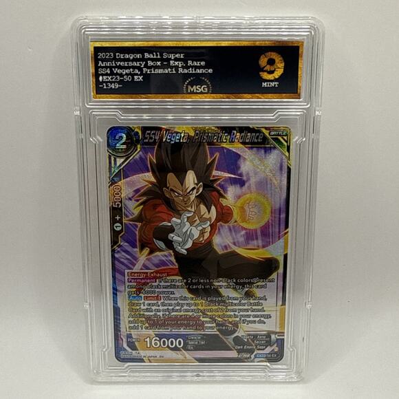 SS4 VEGETA Prismatic Radiance Dragon Ball Anniversary Box 2023-EX23-50 - Picture 1 of 2